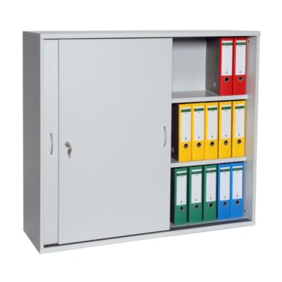 lesena omara z drsnimi vrati za pisarne, pisarniška omara