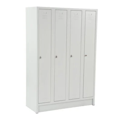 Kovinska garderobna omara s polico za čevlje 18 <div class="detail_kropis">Kovinska garderobna omara s polico za čevlje in obešalom za oblačila je na voljo v različnih dimenzijah, za eno, dve, tri ali štiri osebe.</div> kovinska vrstna garderobna omara 11ST oprema 55