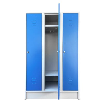 kovinska garderobna omara s polico za čevlje 2 11ST